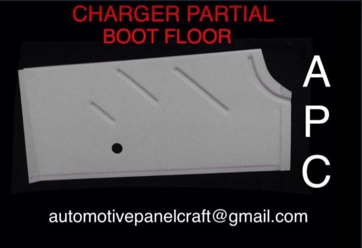VALIANT CHARGER PARTIAL OUTER BOOT FLOOR