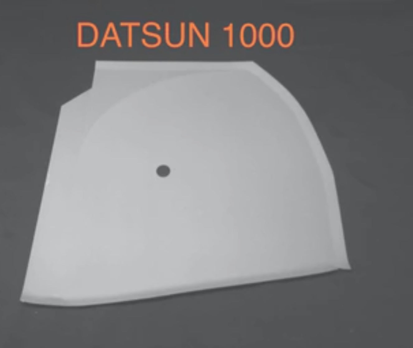 SUITS A DATSUN 1000 FRONT FLOOR