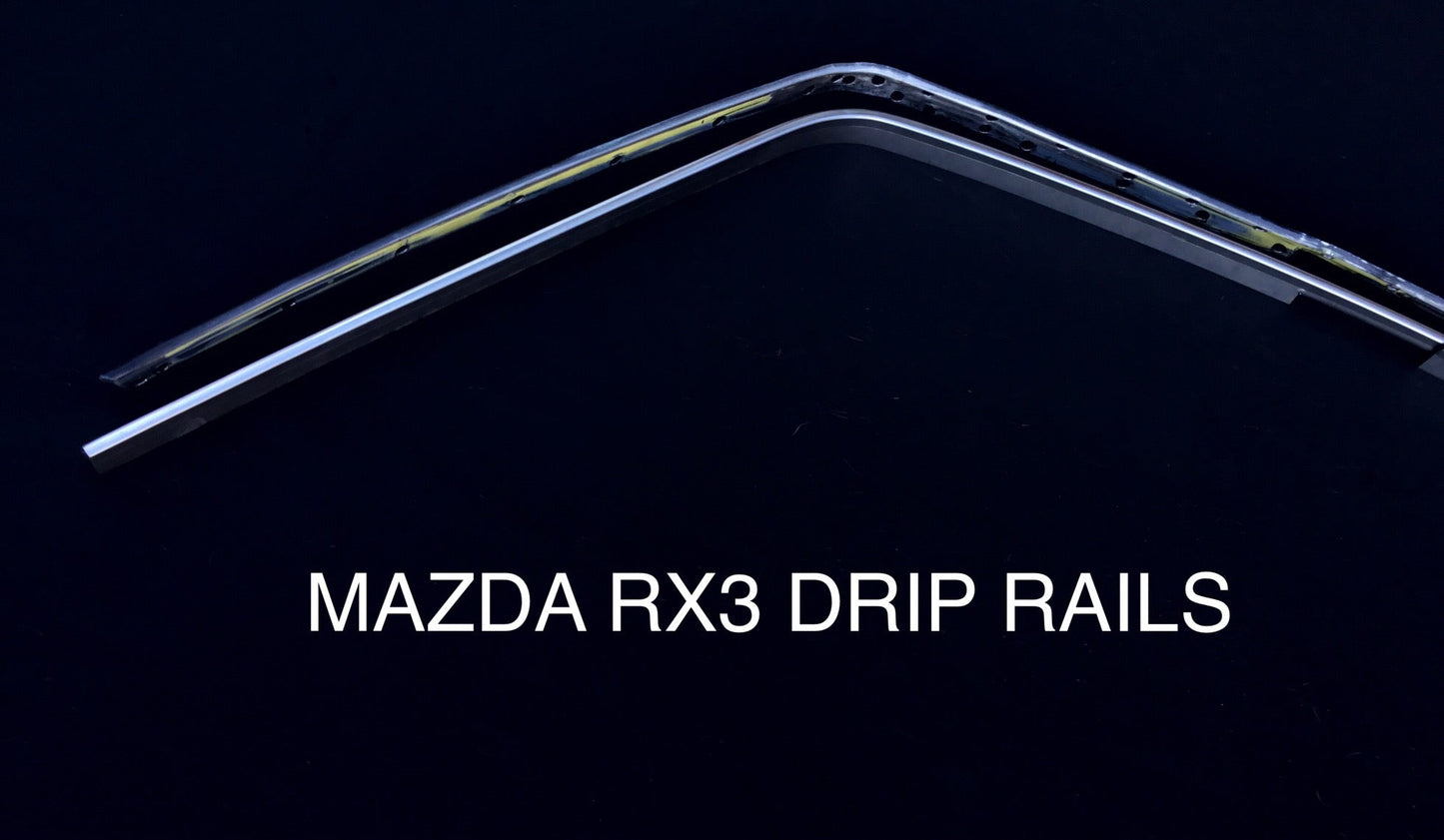 FITS MAZDA RX3/808 SEDAN DRIP RAILS /RAIN GUTTERS