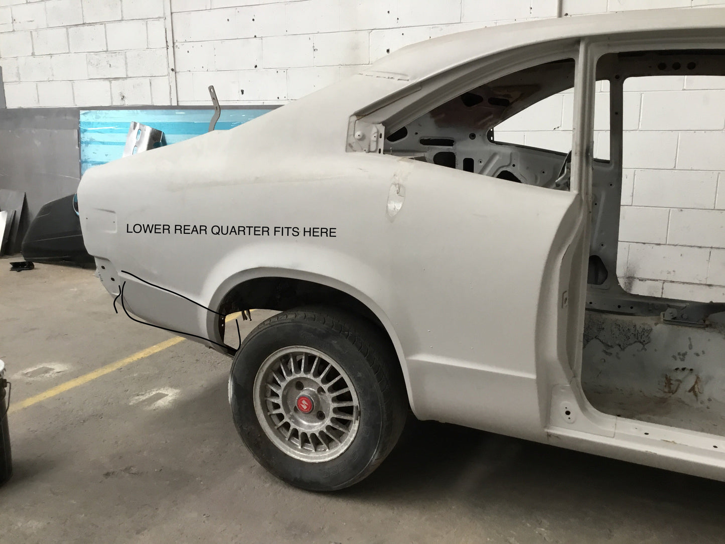 FITS MAZDA RX3 COUPE LOWER REAR QUARTER