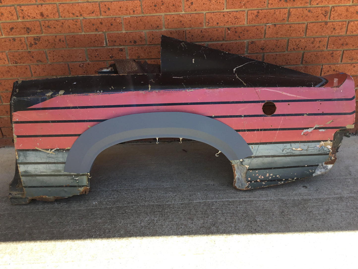 VALIANT CHARGER REAR WHEEL ARCH