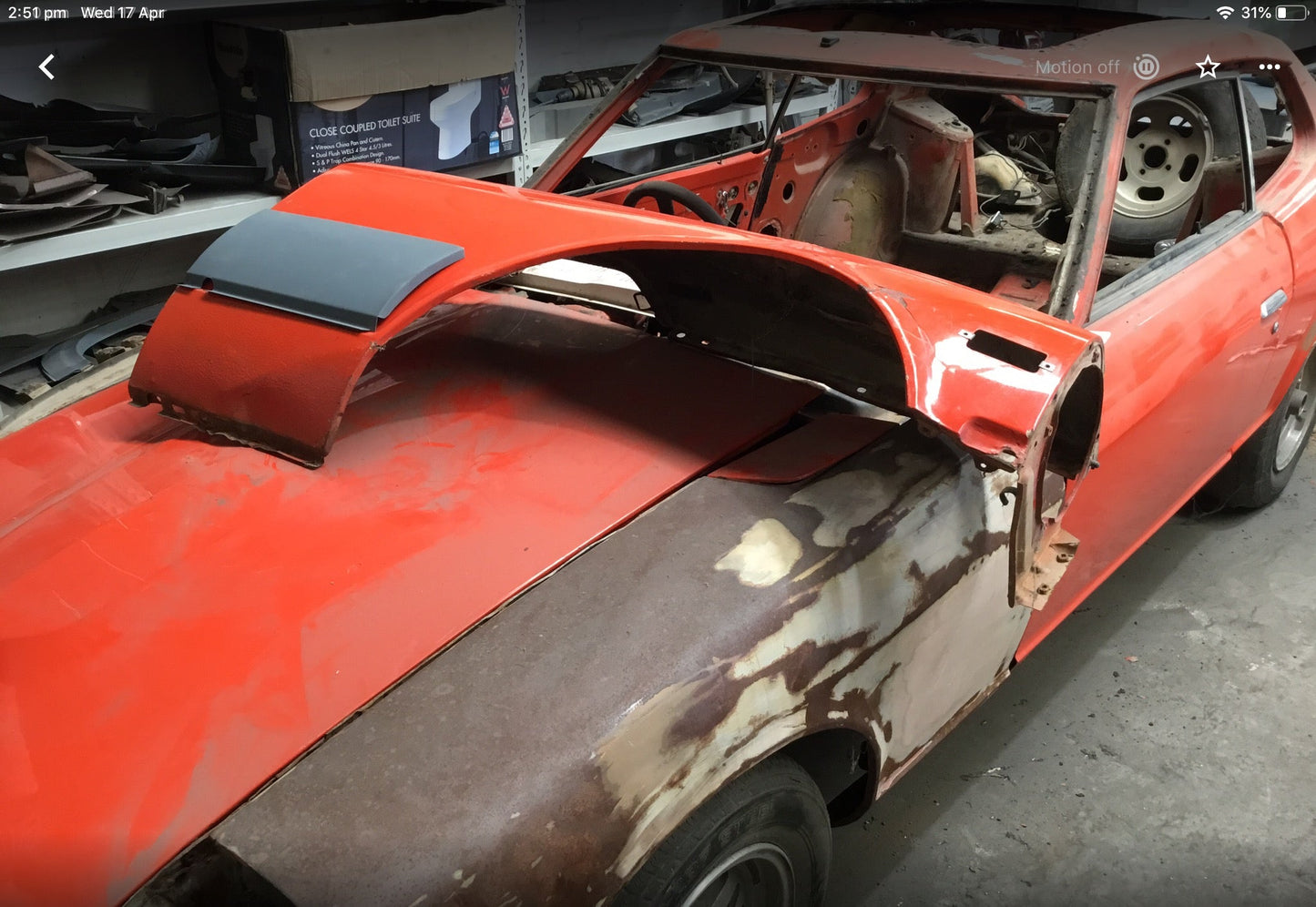 DATSUN 260Z2+2 LOWER FRONT GUARD