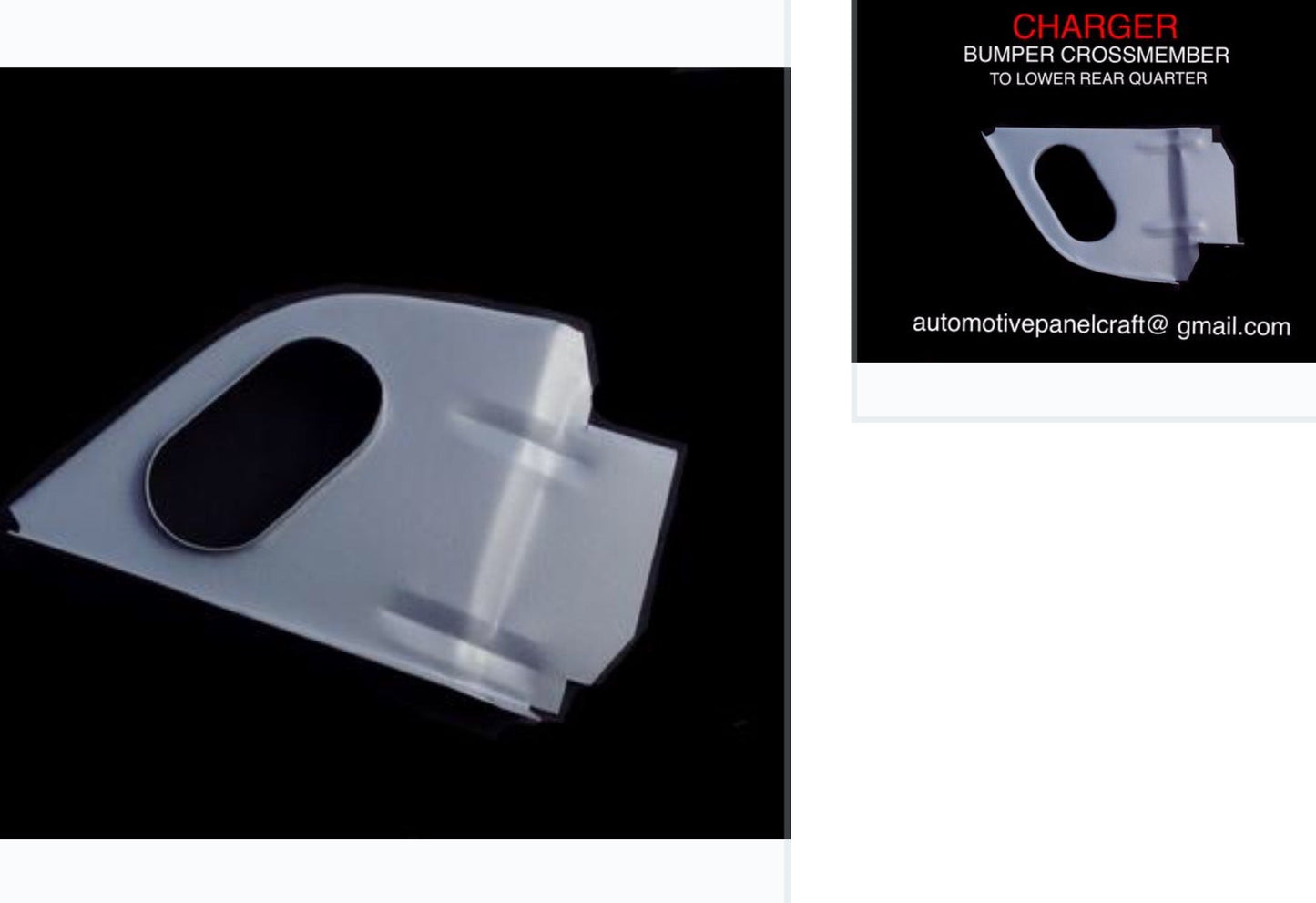 VALIANT VH - CM REAR BUMPER CROSS-MEMBER TO LOWER QUARTER PANEL