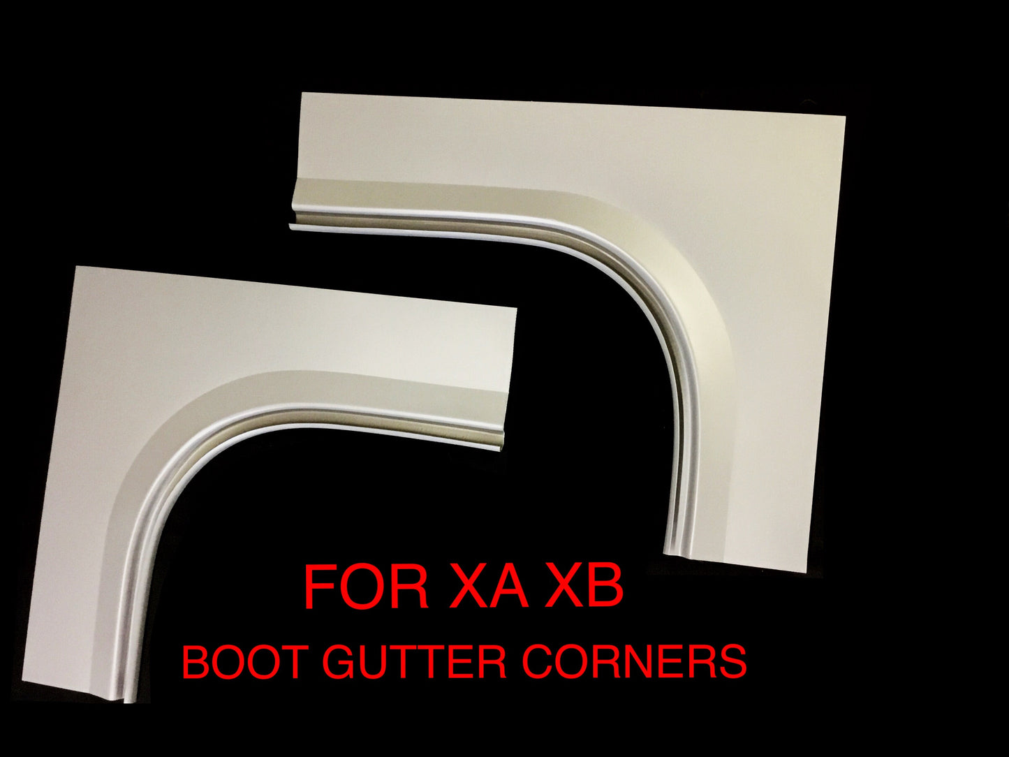 FITS FORD SEDAN XC AND XA XB TOP OF BOOT GUTTER CORNERS EXTRA LARGE