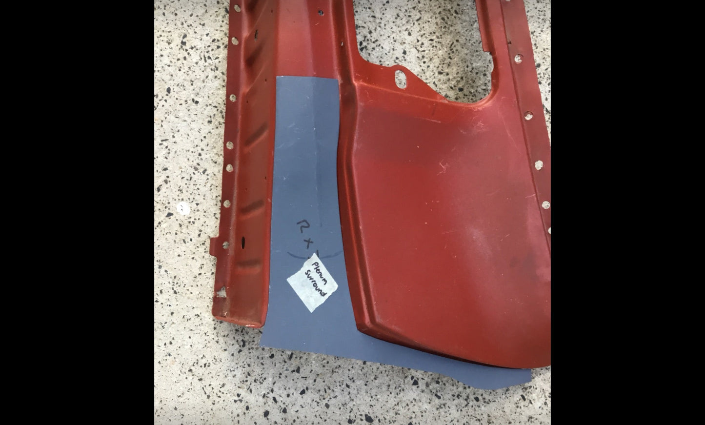 FITS MAZDA RX3/808 PLENUM SURROUND RUST REPAIR