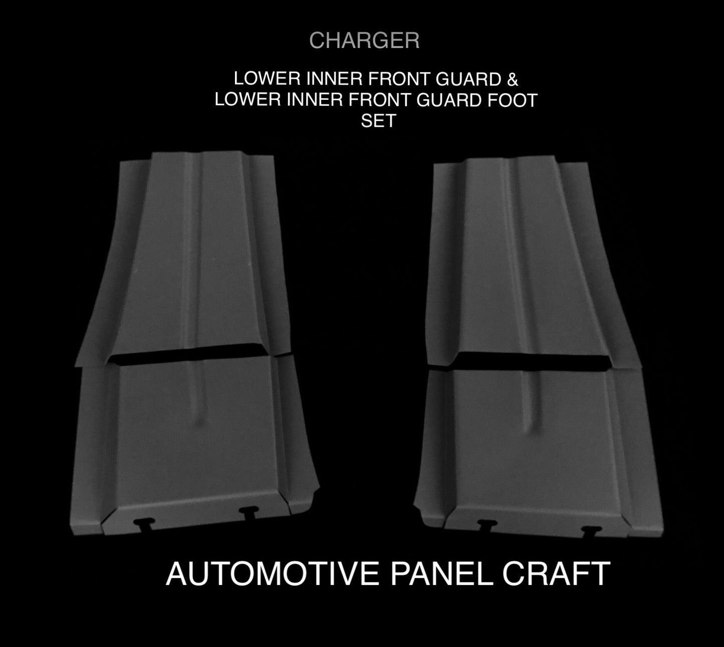 FITS VALIANT CHARGER LOWER FRONT GUARD INNER SUPPORT & LOWER FRONT GUARD FOOT SET