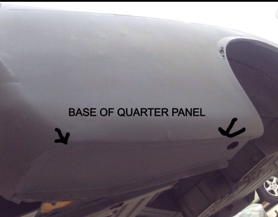 SUITS A DATSUN ROADSTER BASE OF QUARTER PANEL