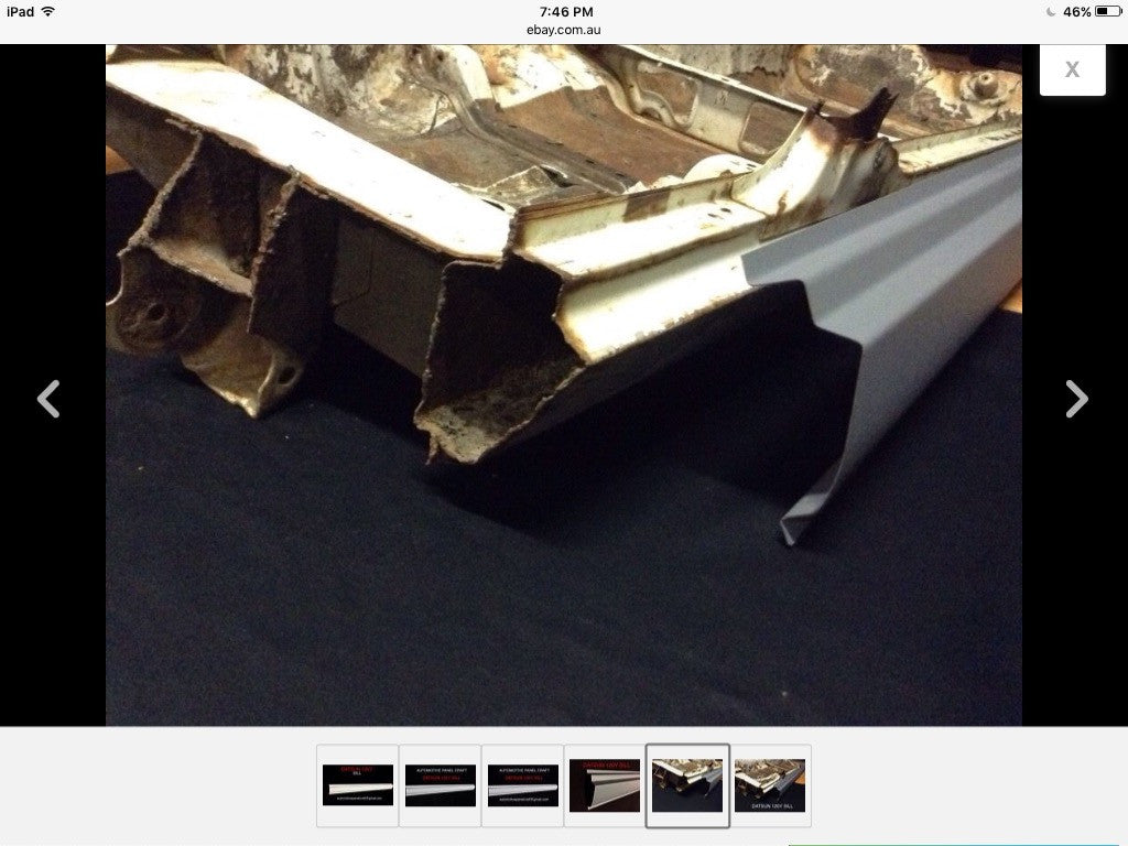 SUITS A DATSUN 120Y OUTER SILL WITH STEP
