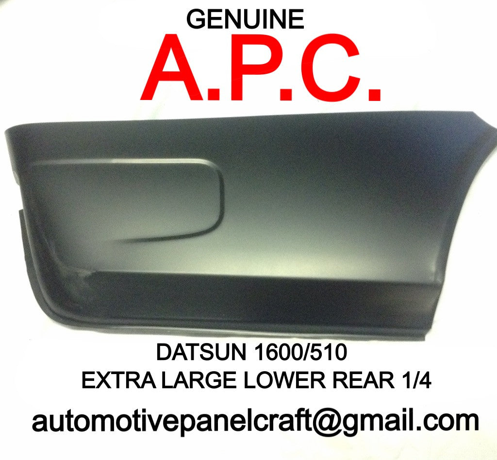 SUITS A DATSUN 1600/510 SSS CUSTOM MADE EXTRA LARGE LOWER REAR QUARTER