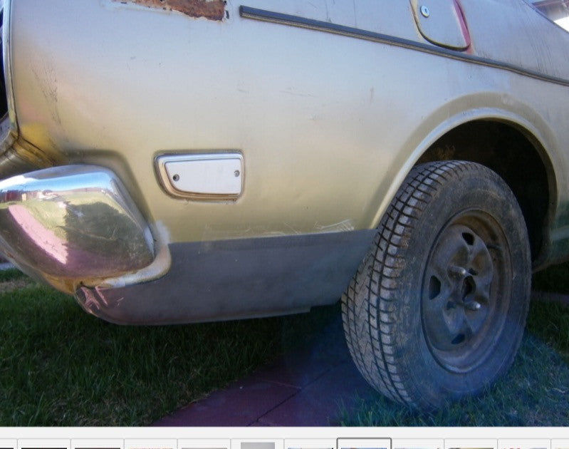 SUITS A Datsun 180b SSS LOWER REAR QUARTER