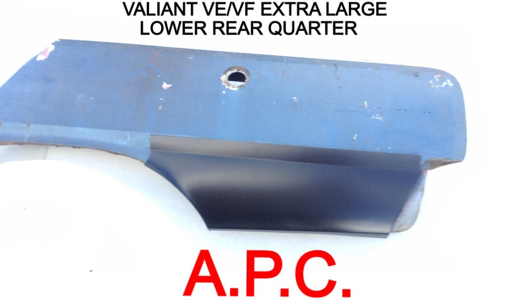 VALIANT VE VF VG EXTRA LARGE LOWER REAR QUARTER