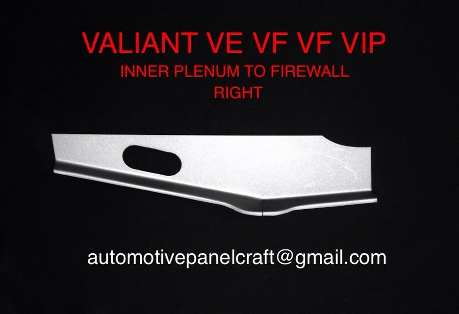 VALIANT VE-VF-VG PLENUM CHAMBER REPAIR PANEL.
