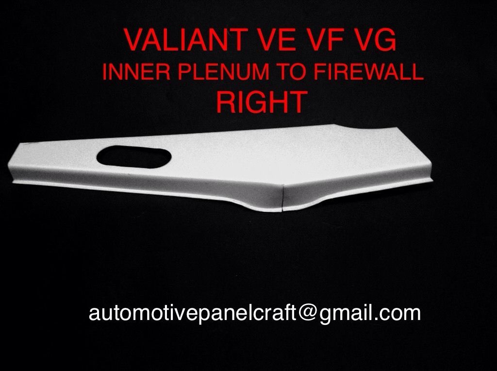 VALIANT VE-VF-VG PLENUM CHAMBER REPAIR PANEL.