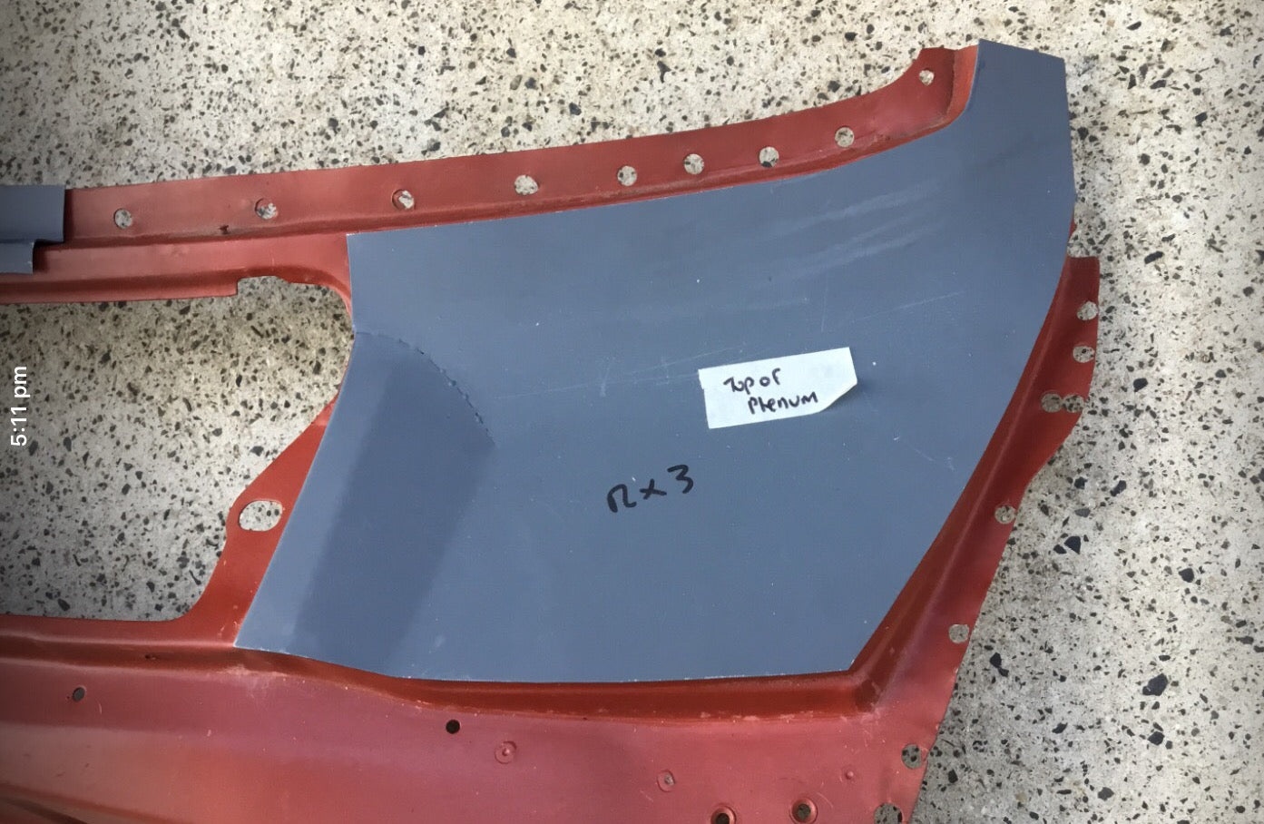 Plenum Rust FITS MAZDA RX3/808 TOP OF PLENUM RUST REPAIR – automotive panel craft