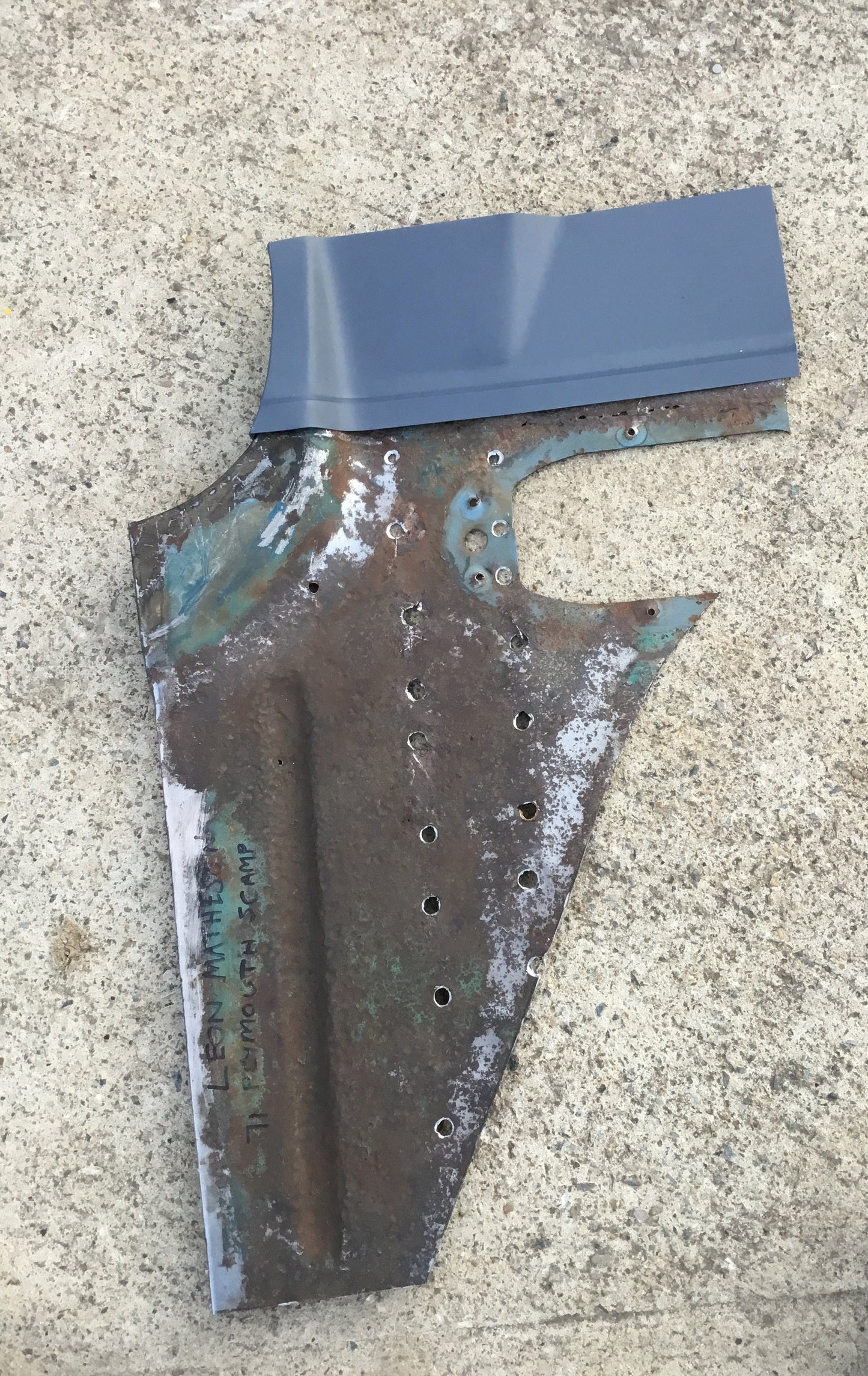 1971 PLYMOUTH SCAMP TOP OF BOOT SECTION