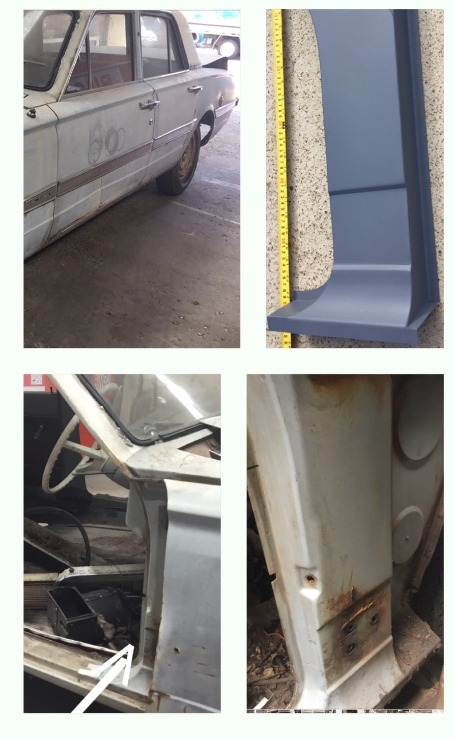MADE TO FIT A VALIANT AP5 AP6 VC EXTRA LARGE DOOR PILLAR