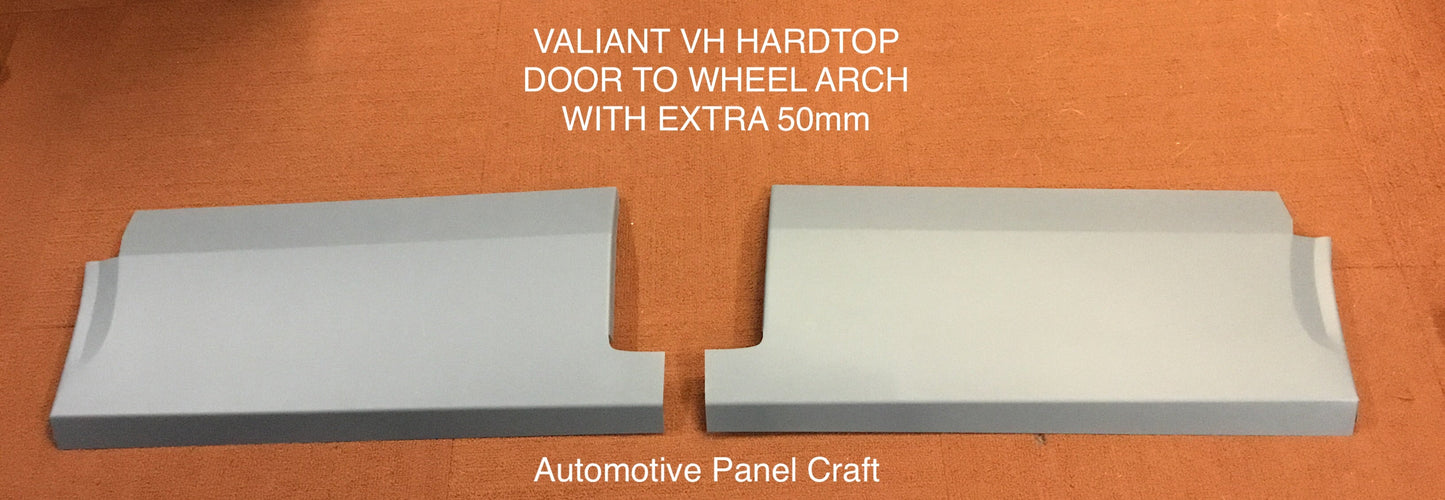 FITS VALIANT VH HARDTOP DOGLEG /DOOR TO WHEEL ARCH WITH EXTRA 50MM
