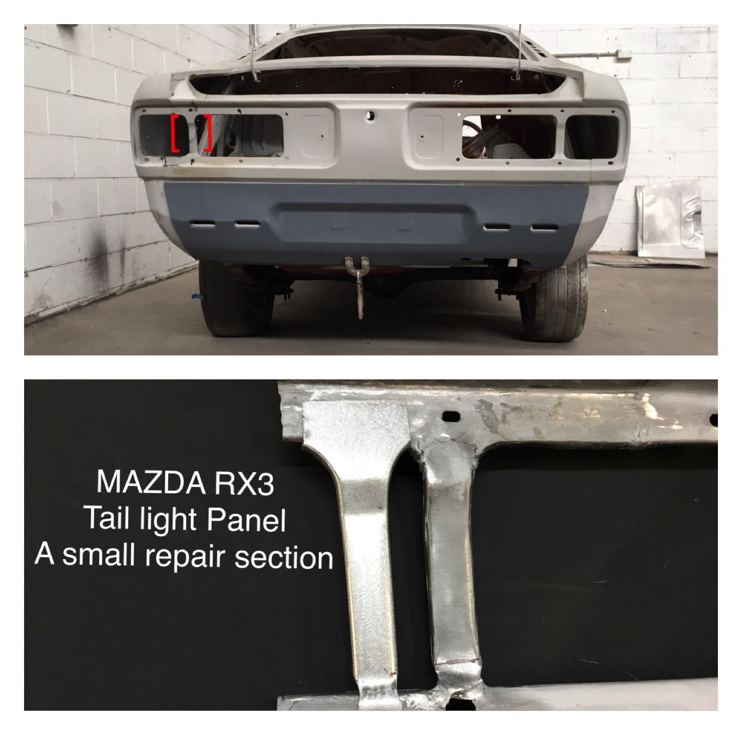 MADE TO FIT MAZDA RX3/808 TAIL LIGHT SECTION