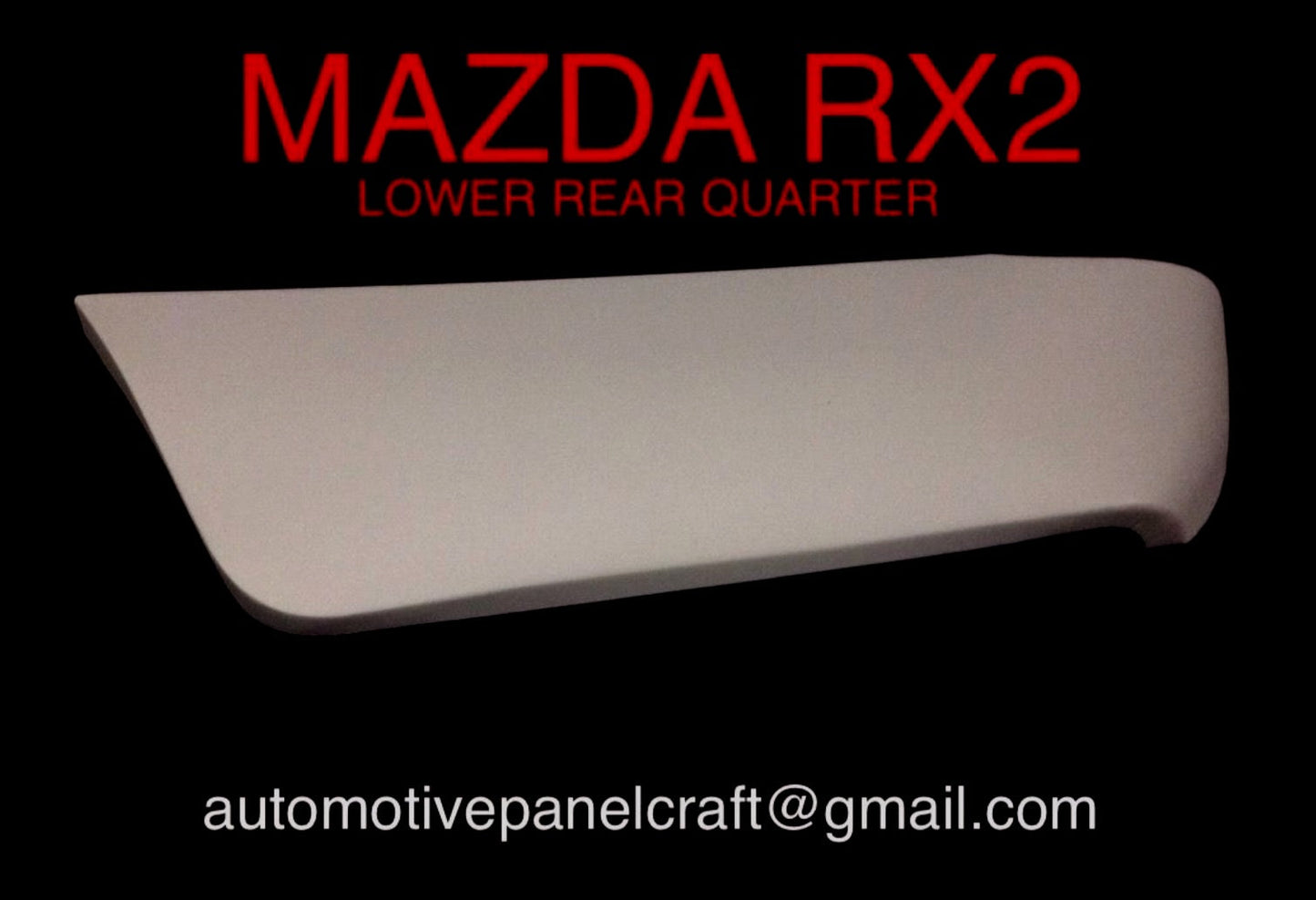 FITS MADZDA RX2 LOWER REAR QUARTER RUST REPAIR
