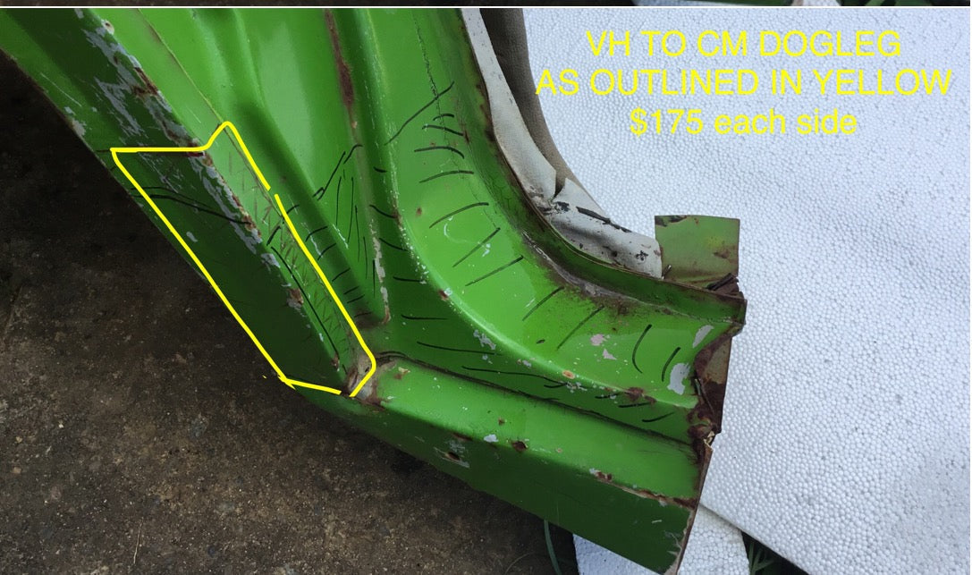 FITS VH TO CM DOOR TO WHEEL ARCH / DOGLEG