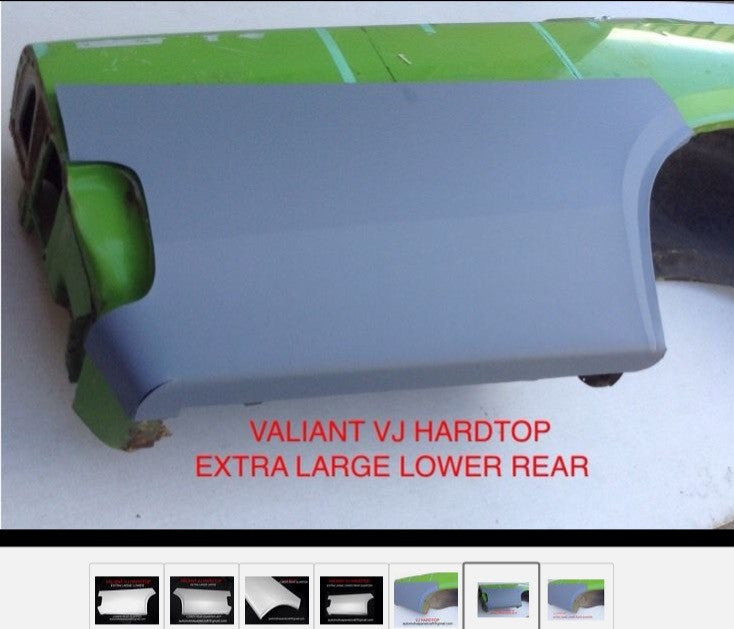 VALIANT VH-CM EXTRA LARGE LOWER REAR QUARTER VH-VJ HARDTOP