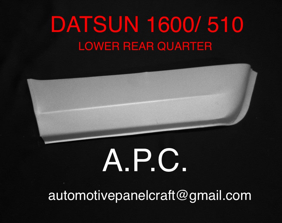 SUITS A DATSUN 1600/510 LOWER REAR QUARTER