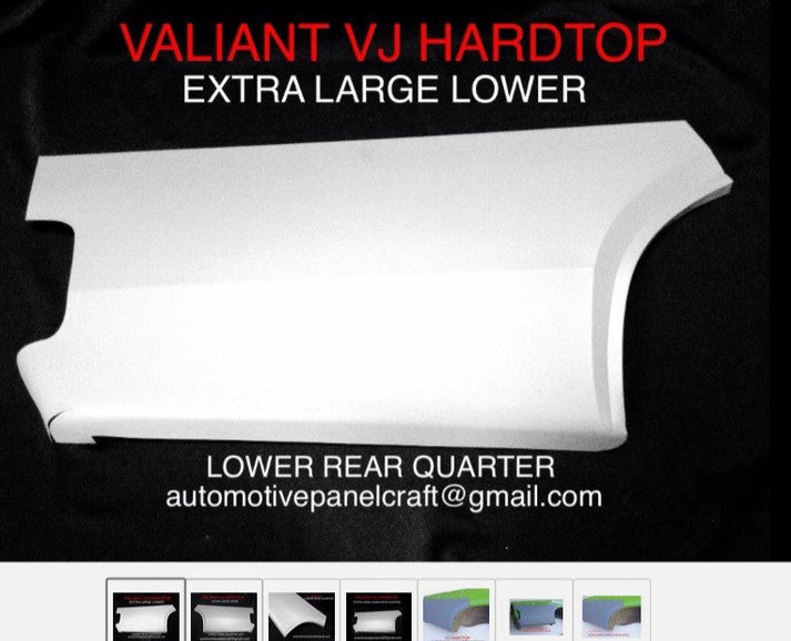 Valiant Rear Window Panel VALIANT VH-CM EXTRA LARGE LOWER REAR QUARTER VH-VJ HARDTOP – automotive ...