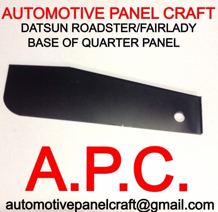 Base Panel Auto SUITS A DATSUN ROADSTER BASE OF QUARTER PANEL – automotive panel craft