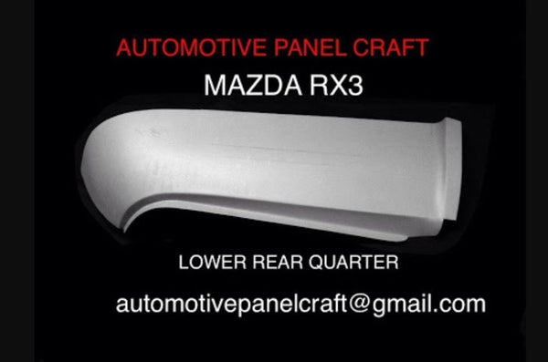 SUITS MAZDA RX3 COUPE LOWER REAR QUARTER – automotive panel craft