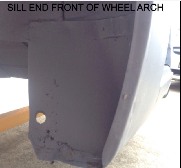 SUITS DATSUN ROADSTER SILL END FRONT OF WHEEL ARCH