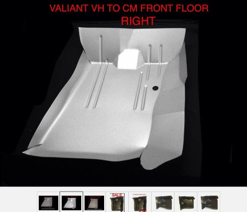 VALIANT VH -CM FRONT FLOORS